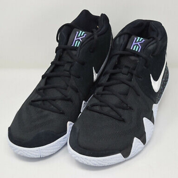Nike Kyrie 4 NCAA 943806-002 Black Basketball Shoes Sneaker - Picture 2 of 11